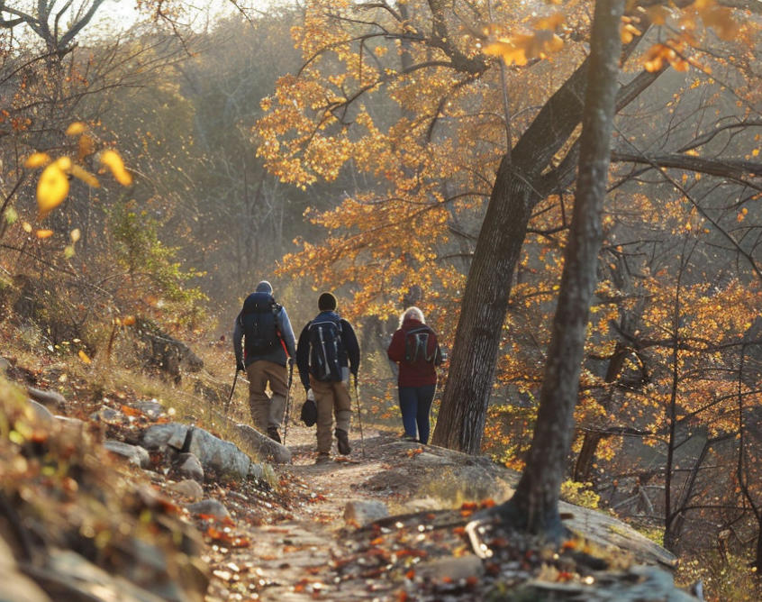 Hiking in the Tenkiller Lake area provides some great trails that take you through some of the most beautiful scenery in eastern oklahoma.